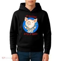 If You Give A Pig A Party Birthday Decorations Kids Hoodie thumb 4