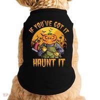 If You've Got It Haunt It Pumpkin Doggie Tank thumb 0