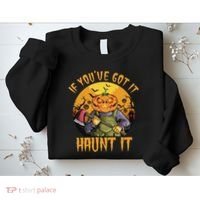 If You've Got It Haunt It Pumpkin Sweatshirt thumb 2