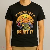 If You've Got It Haunt It Pumpkin T-Shirt thumb 3
