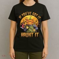 If You've Got It Haunt It Pumpkin T-Shirt thumb 4