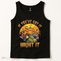 If You've Got It Haunt It Pumpkin Tank Top thumb 2