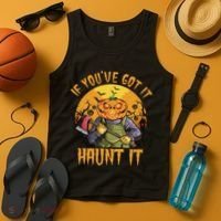 If You've Got It Haunt It Pumpkin Tank Top thumb 4
