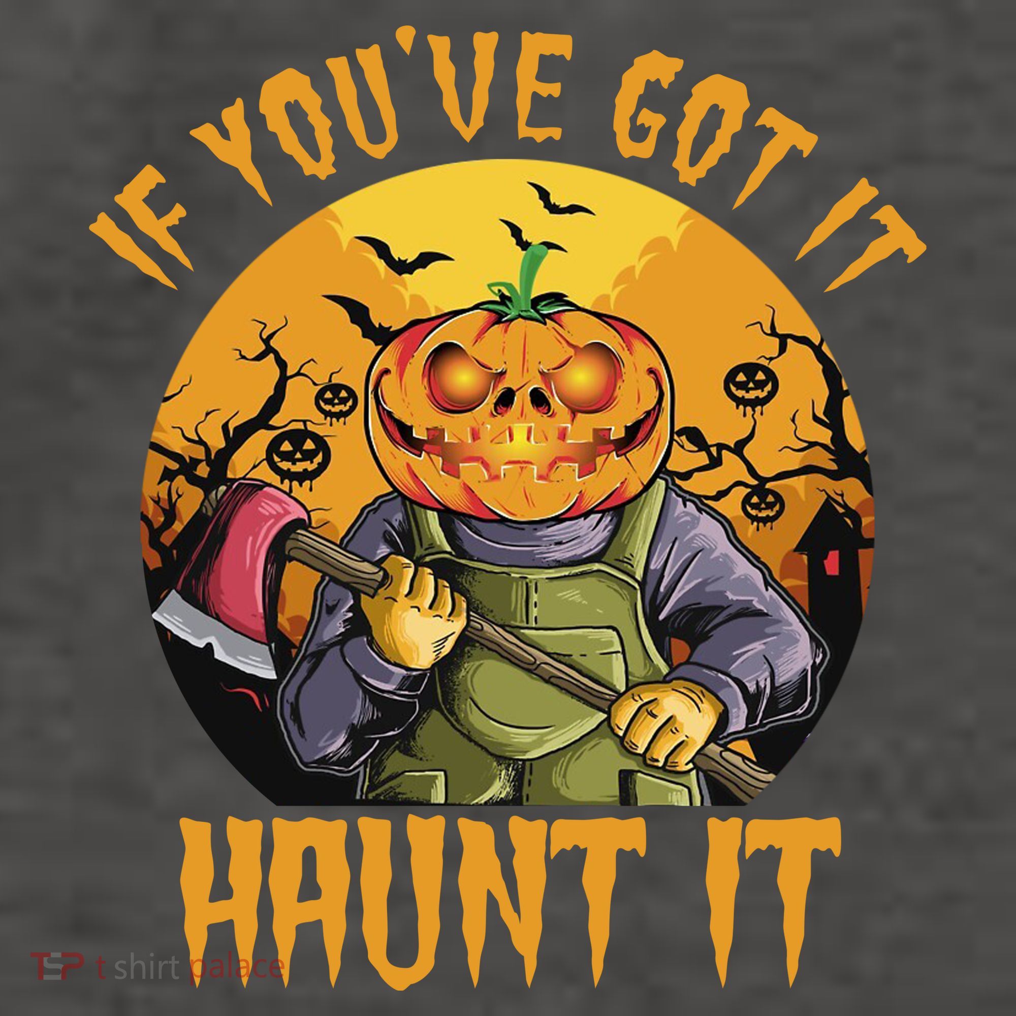 If You've Got It Haunt It Pumpkin Vector Backpack