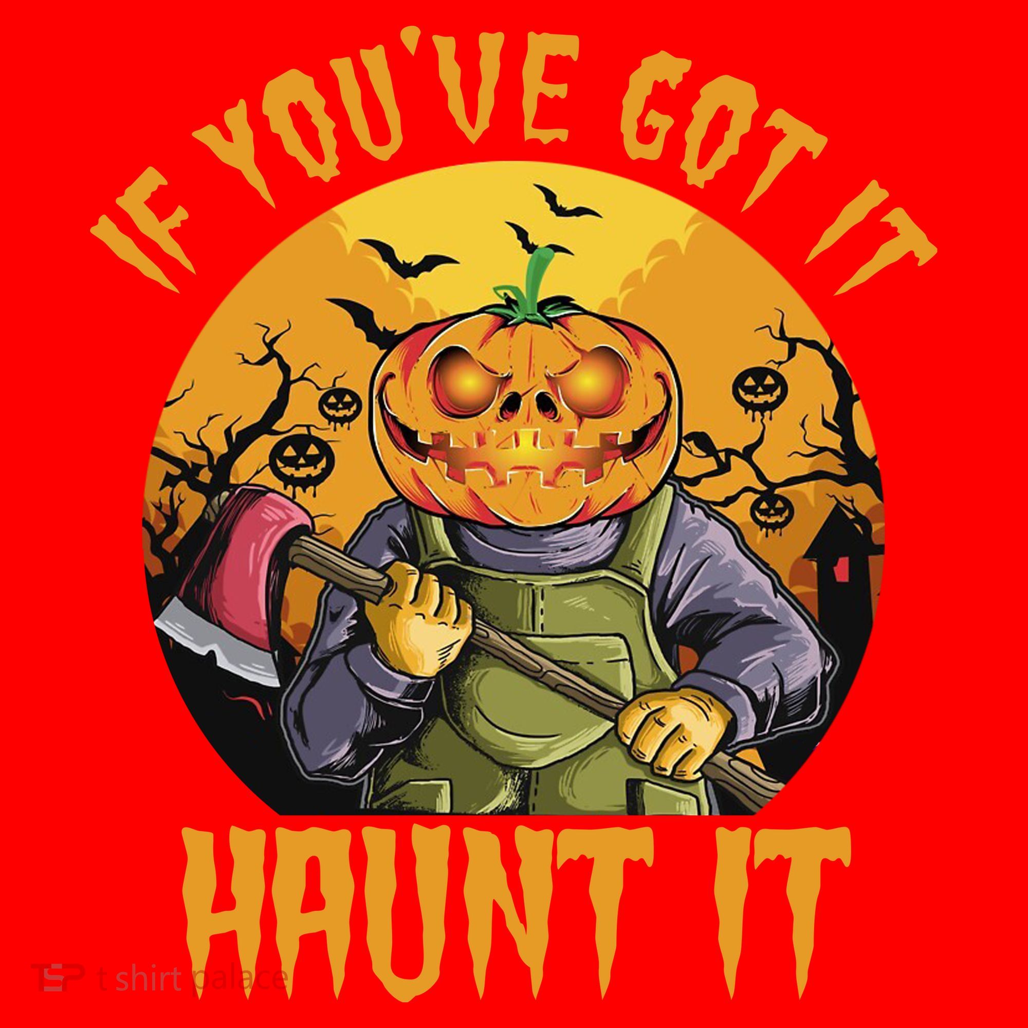 If You've Got It Haunt It Pumpkin Santa Hat