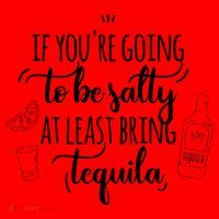 If You’Re Going To Be Salty Bring Tequila Cinco De Mayo Gift Santa Hat thumb 1
