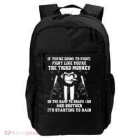 If Youre Going To Fight Fight Like Third Monkey Backpack thumb 0