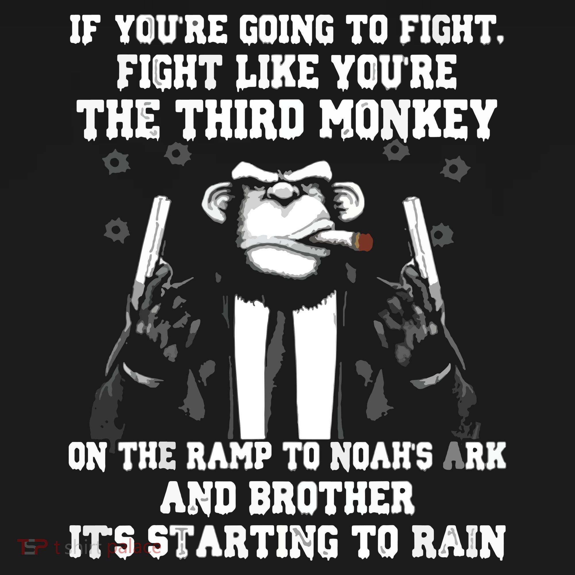 If Youre Going To Fight Fight Like Third Monkey Ornament