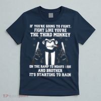 If Youre Going To Fight Fight Like Third Monkey T-Shirt thumb 5