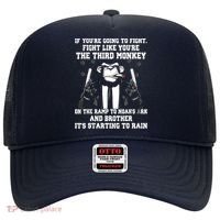 If Youre Going To Fight Fight Like Third Monkey Hat thumb 0