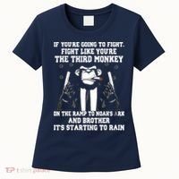 If Youre Going To Fight Fight Like Third Monkey Women's T-Shirt thumb 0