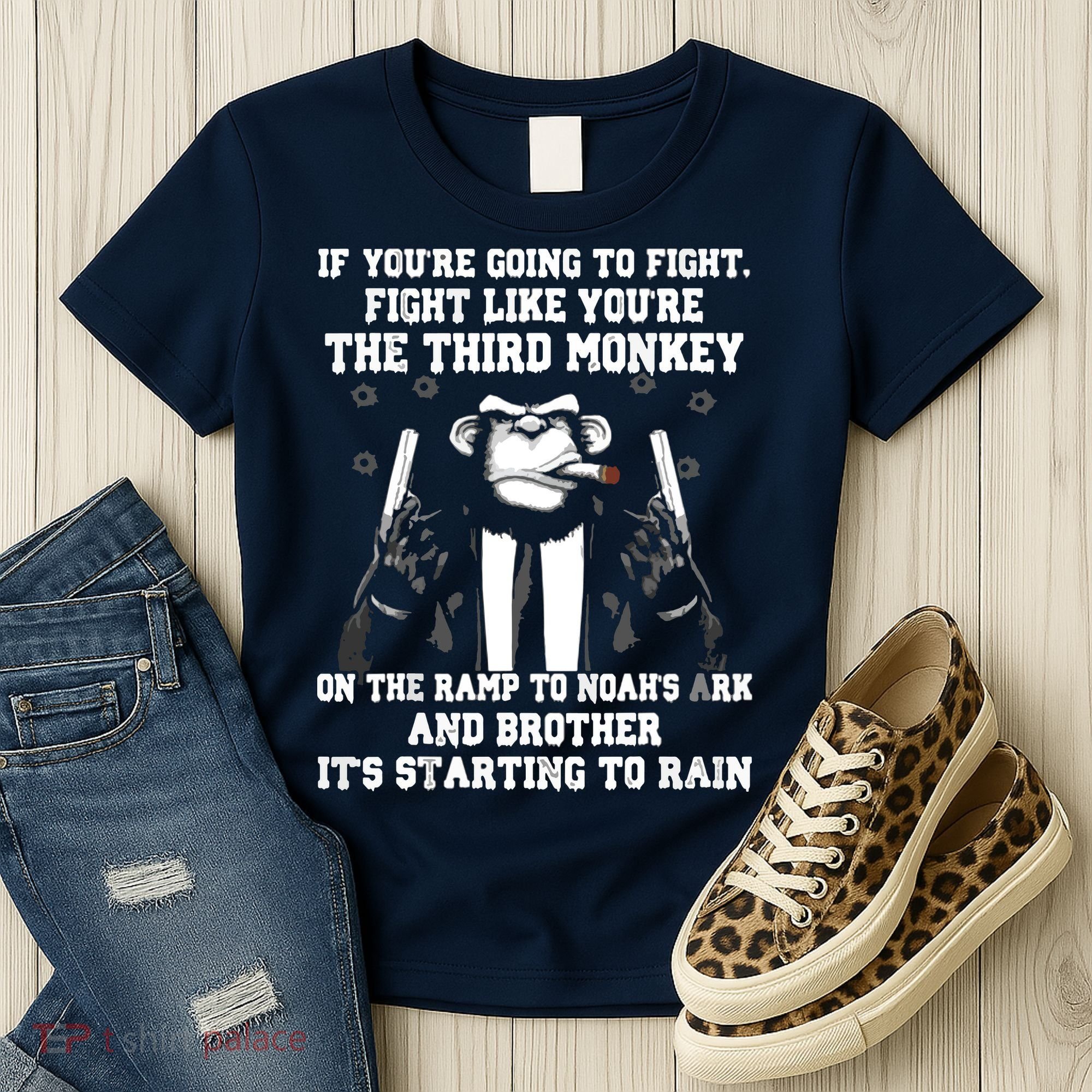 If Youre Going To Fight Fight Like Third Monkey Women's T-Shirt