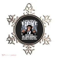 If You're Going Fights Like Youre The Third Monkey Christian  Ornament thumb 0