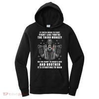 If You're Going To Fight Like You're Third Monkey Women's Hoodie thumb 0