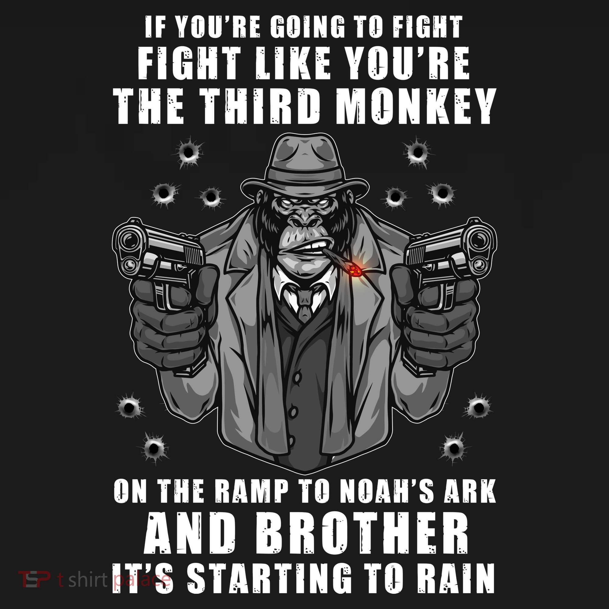 If You're Going To Fight Like You're Third Monkey Women's Hoodie