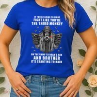 If You're Going To Fight Like You're Third Monkey Women's T-Shirt thumb 2