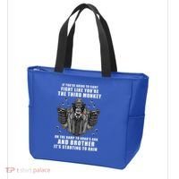 If You're Going To Fight Like You're Third Monkey Tote Bag thumb 3