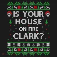 Is Your House On Fire Clark? Ugly Christmas Holiday Gift Ornament thumb 1
