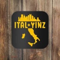 Ital Yinz Italian Pittsburgher Coaster thumb 0