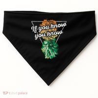 If You Know You Know Upside Down Pineapple Swinger Gift USA-Made Doggie Bandana thumb 0