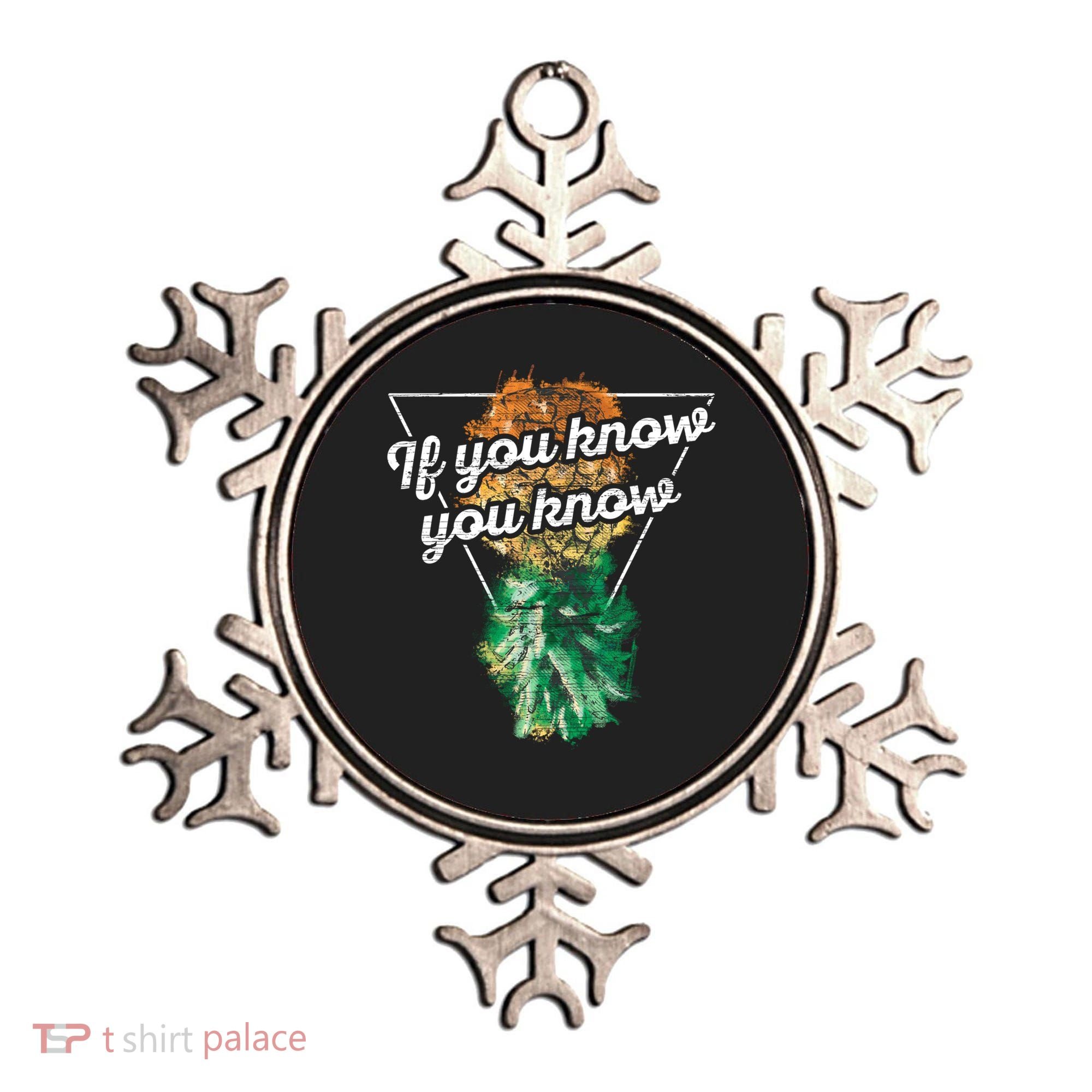 If You Know You Know Upside Down Pineapple Swinger Gift Ornament