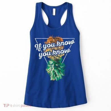 If You Know You Know Upside Down Pineapple Swinger Gift Women's Tank Top