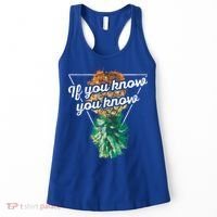 If You Know You Know Upside Down Pineapple Swinger Gift Women's Tank Top thumb 0