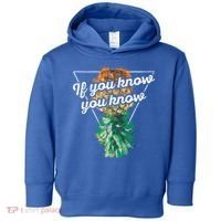 If You Know You Know Upside Down Pineapple Swinger Gift Toddler Hoodie thumb 0