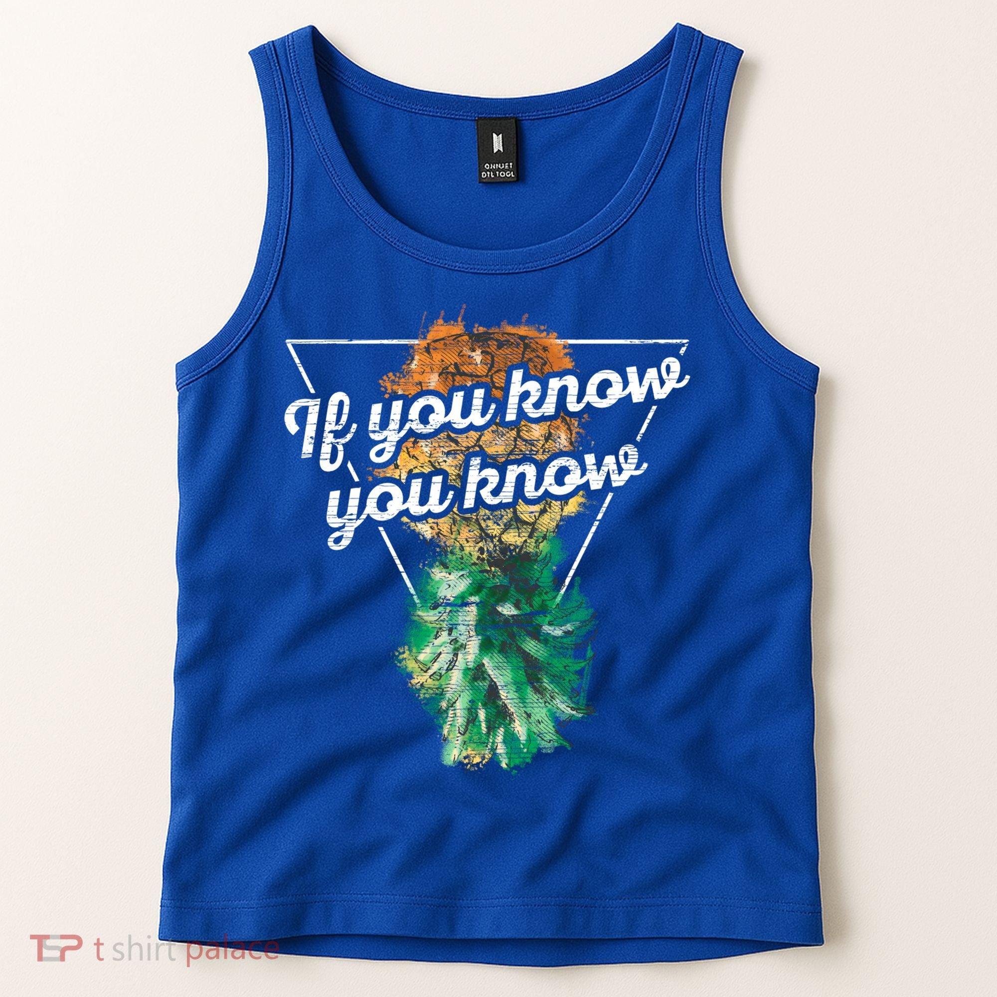 If You Know You Know Upside Down Pineapple Swinger Gift Tank Top
