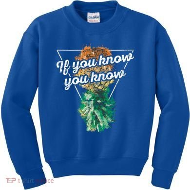 If You Know You Know Upside Down Pineapple Swinger Gift Kids Sweatshirt