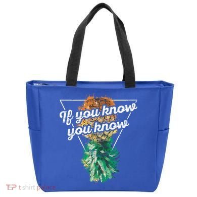 If You Know You Know Upside Down Pineapple Swinger Gift Tote Bag