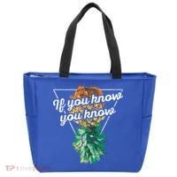 If You Know You Know Upside Down Pineapple Swinger Gift Tote Bag thumb 0