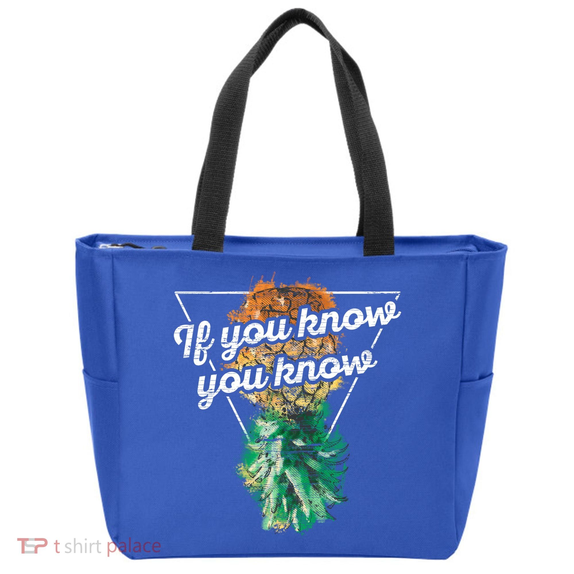 If You Know You Know Upside Down Pineapple Swinger Gift Tote Bag