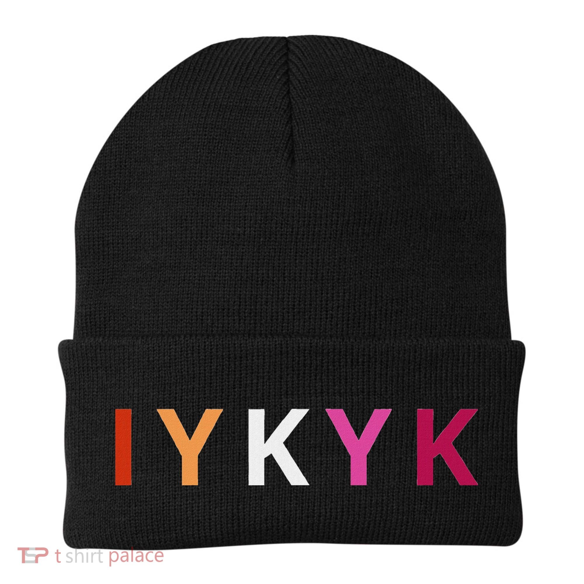 If You Know. Iykyk. Lesbian Pride Discreet Lgbtq Lgbtqia+ Beanie