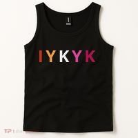If You Know. Iykyk. Lesbian Pride Discreet Lgbtq Lgbtqia+ Tank Top thumb 2