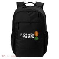If You Know Swinging Upside Down Pineapple Cool Gift Backpack thumb 0