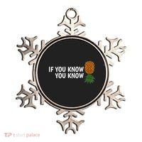 If You Know Swinging Upside Down Pineapple Cool Gift Ornament thumb 0