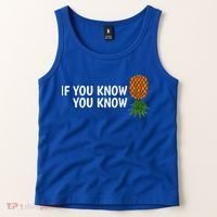 If You Know Swinging Upside Down Pineapple Cool Gift Tank Top thumb 2