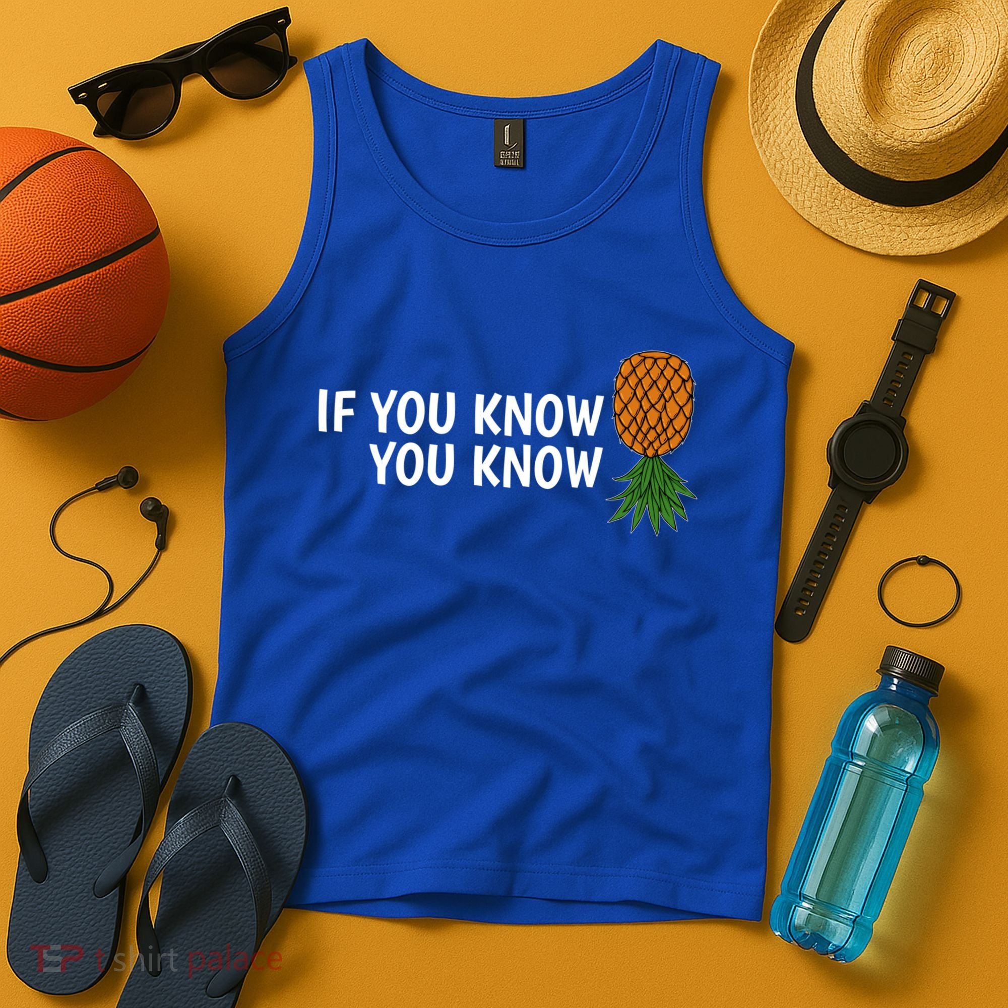 If You Know Swinging Upside Down Pineapple Cool Gift Tank Top