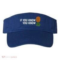 If You Know Swinging Upside Down Pineapple Cool Gift Visor thumb 0