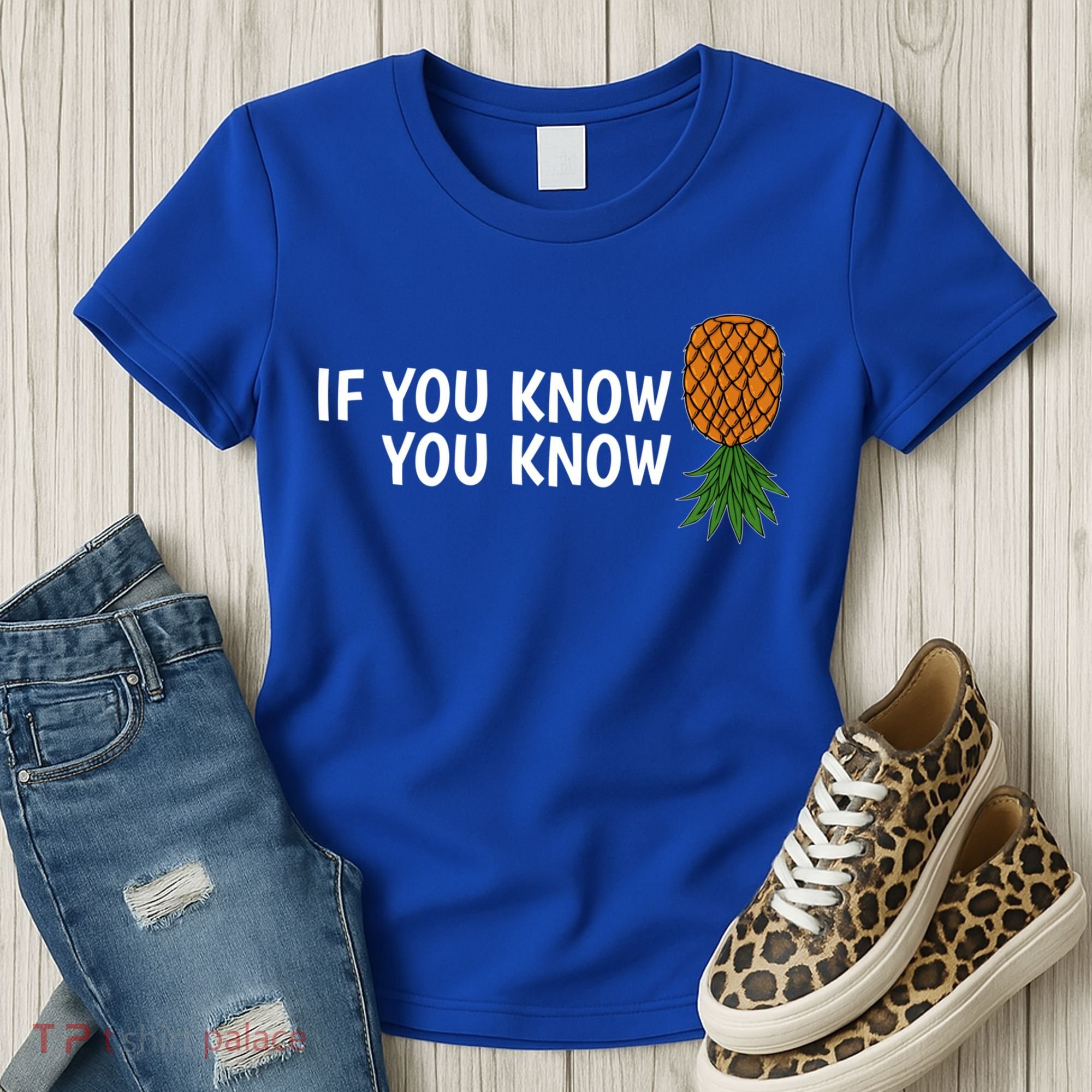If You Know Swinging Upside Down Pineapple Cool Gift Women's T-Shirt