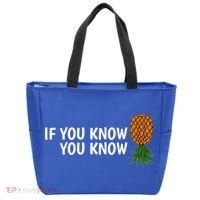 If You Know Swinging Upside Down Pineapple Cool Gift Tote Bag thumb 0