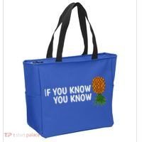 If You Know Swinging Upside Down Pineapple Cool Gift Tote Bag thumb 2
