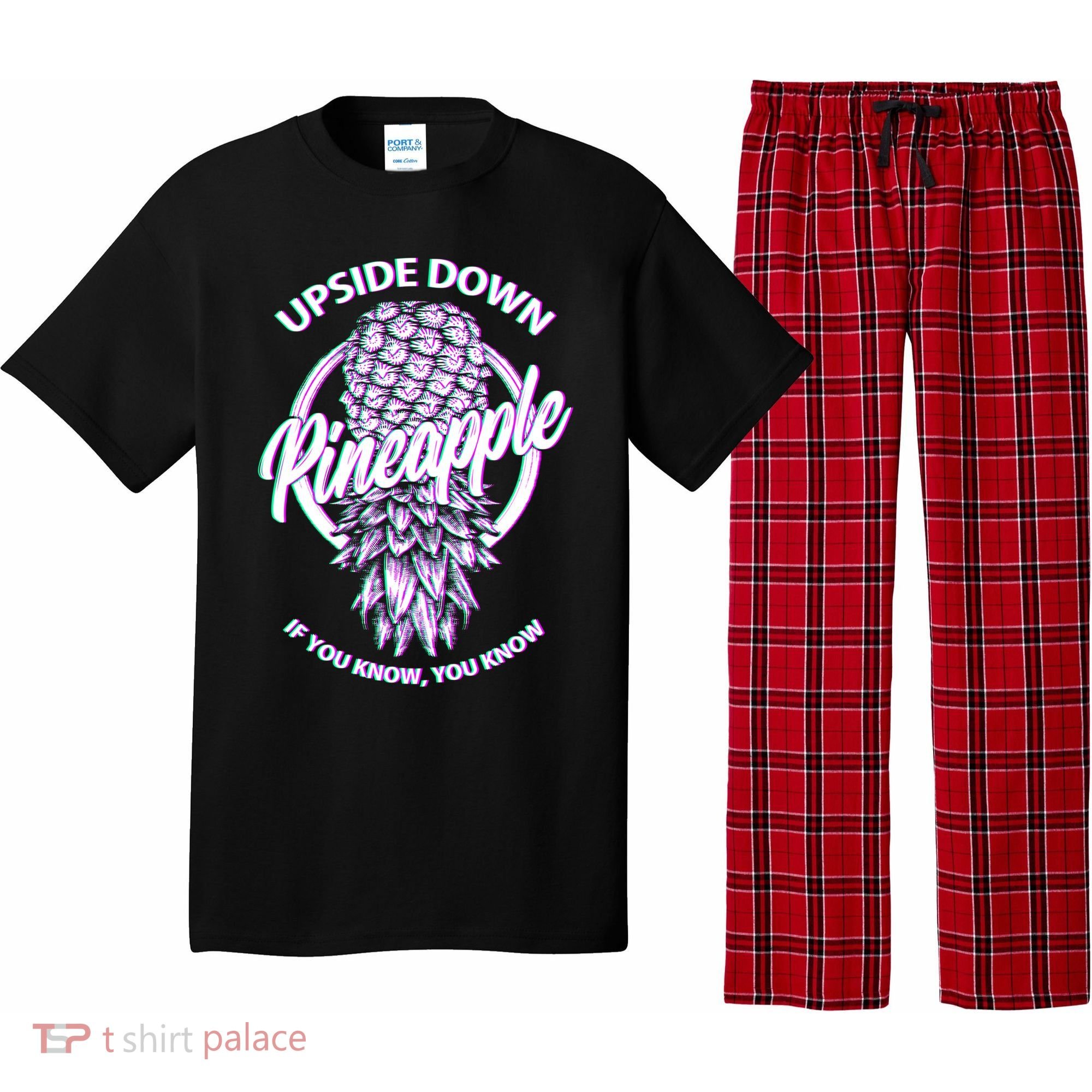 If You Know You Know Upside Down Pineapple Gift Pajama Set