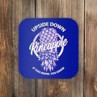 If You Know You Know Upside Down Pineapple Gift Coaster thumb 0