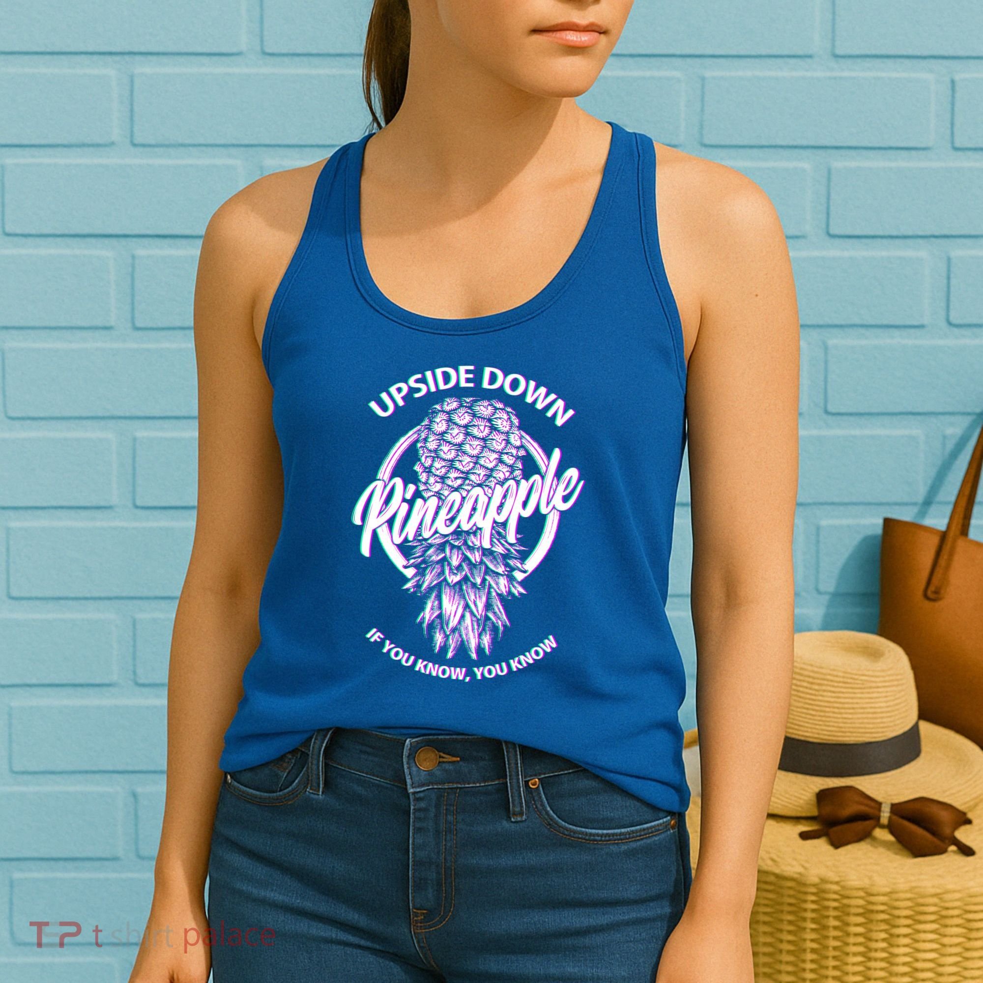 If You Know You Know Upside Down Pineapple Gift Women's Tank Top