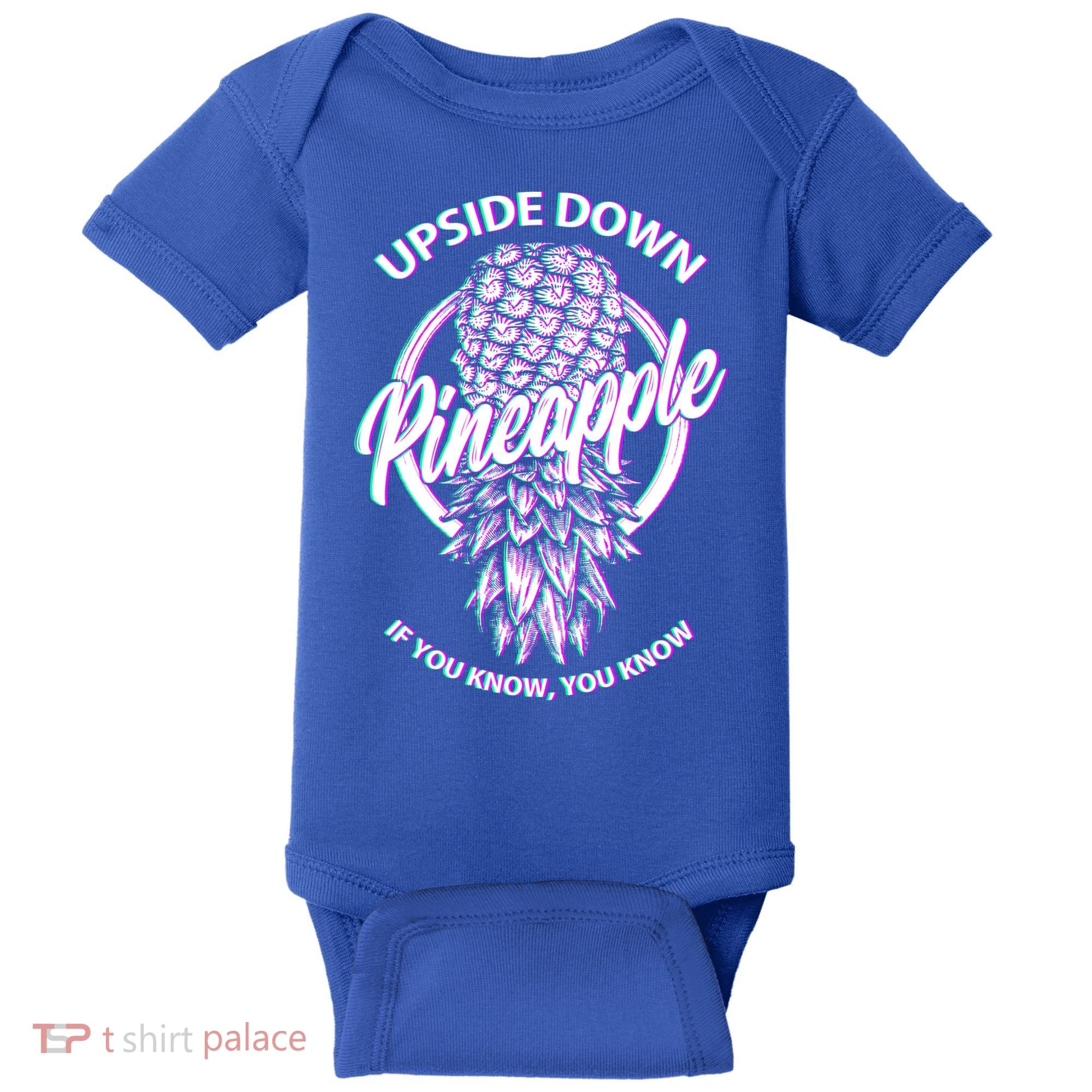 If You Know You Know Upside Down Pineapple Gift Baby Bodysuit