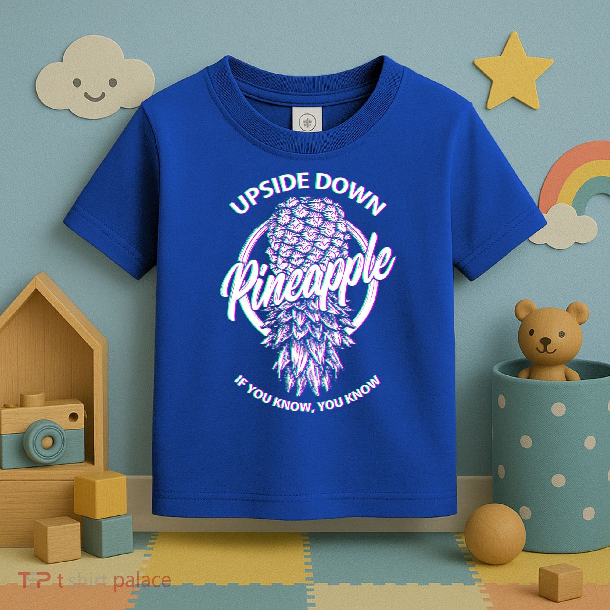 If You Know You Know Upside Down Pineapple Gift Toddler T-Shirt