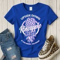 If You Know You Know Upside Down Pineapple Gift Women's T-Shirt thumb 3
