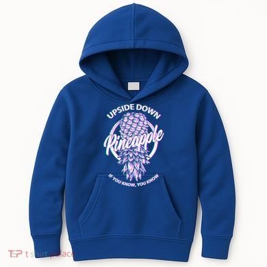 If You Know You Know Upside Down Pineapple Gift Kids Hoodie